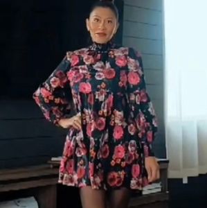 Alice & olivia Thea floral  dress